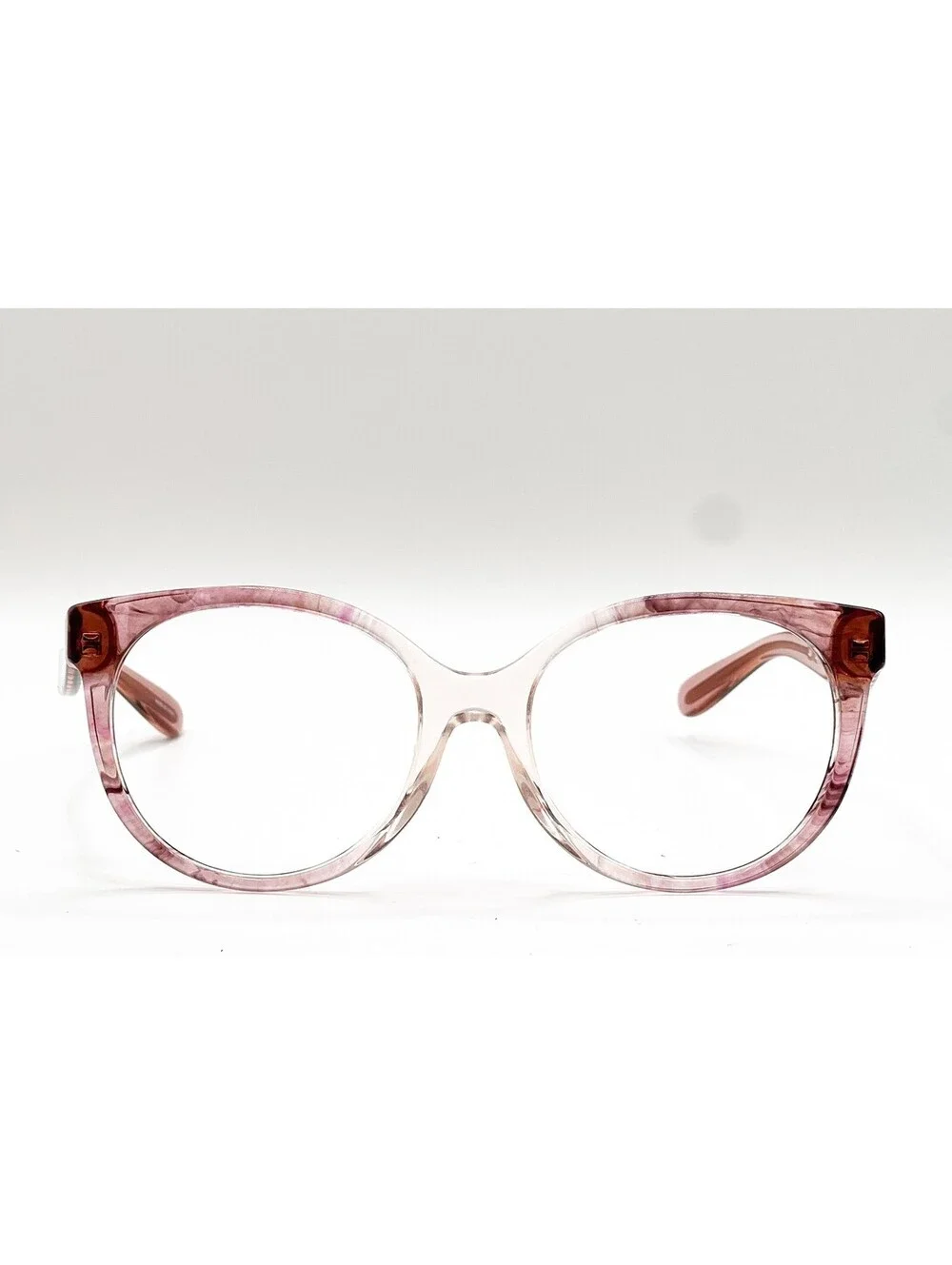 Coach HC 8321 5656U8 Transparent Pink Ombre Oval Eyeglass Frames 55-18-140